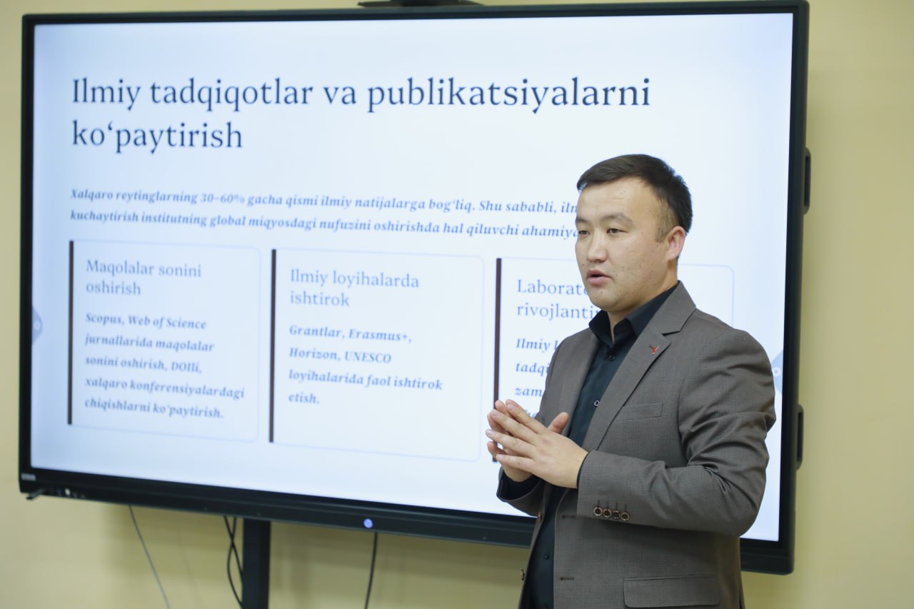 SamDPI xalqaro reytinglarga kirish bo‘yicha tizimli islohotlarni boshladi