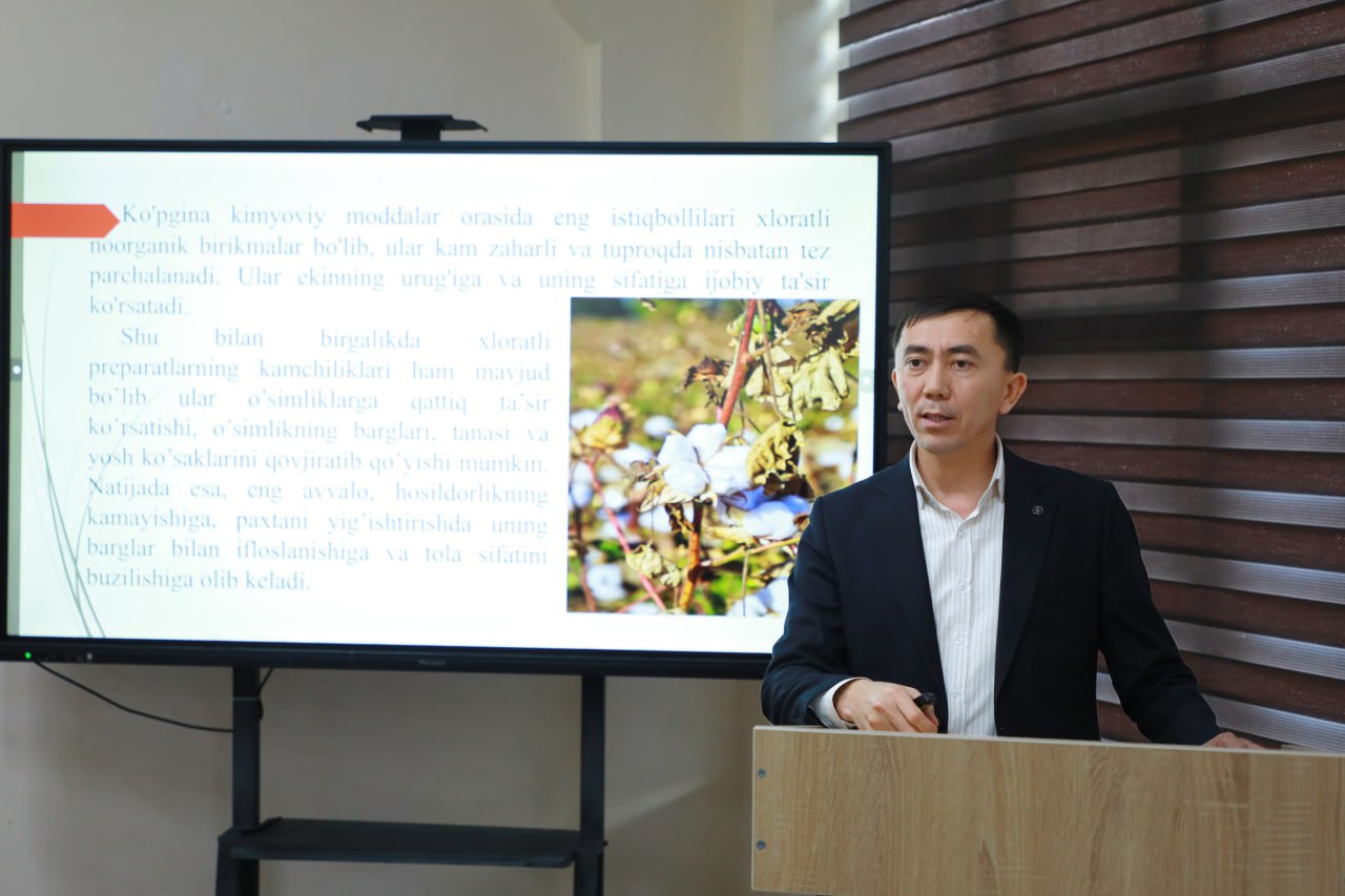 Kimyo kafedrasida professor-o‘qituvchilarning ilmiy-uslubiy seminarlari davom etmoqda