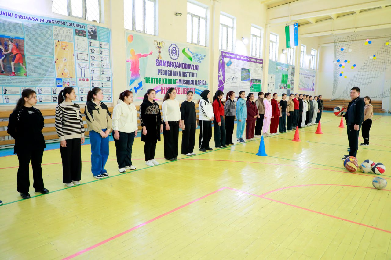 Samarqand davlat pedagogika institutida “Quvnoq startlar” sport to‘garagi davom etmoqda