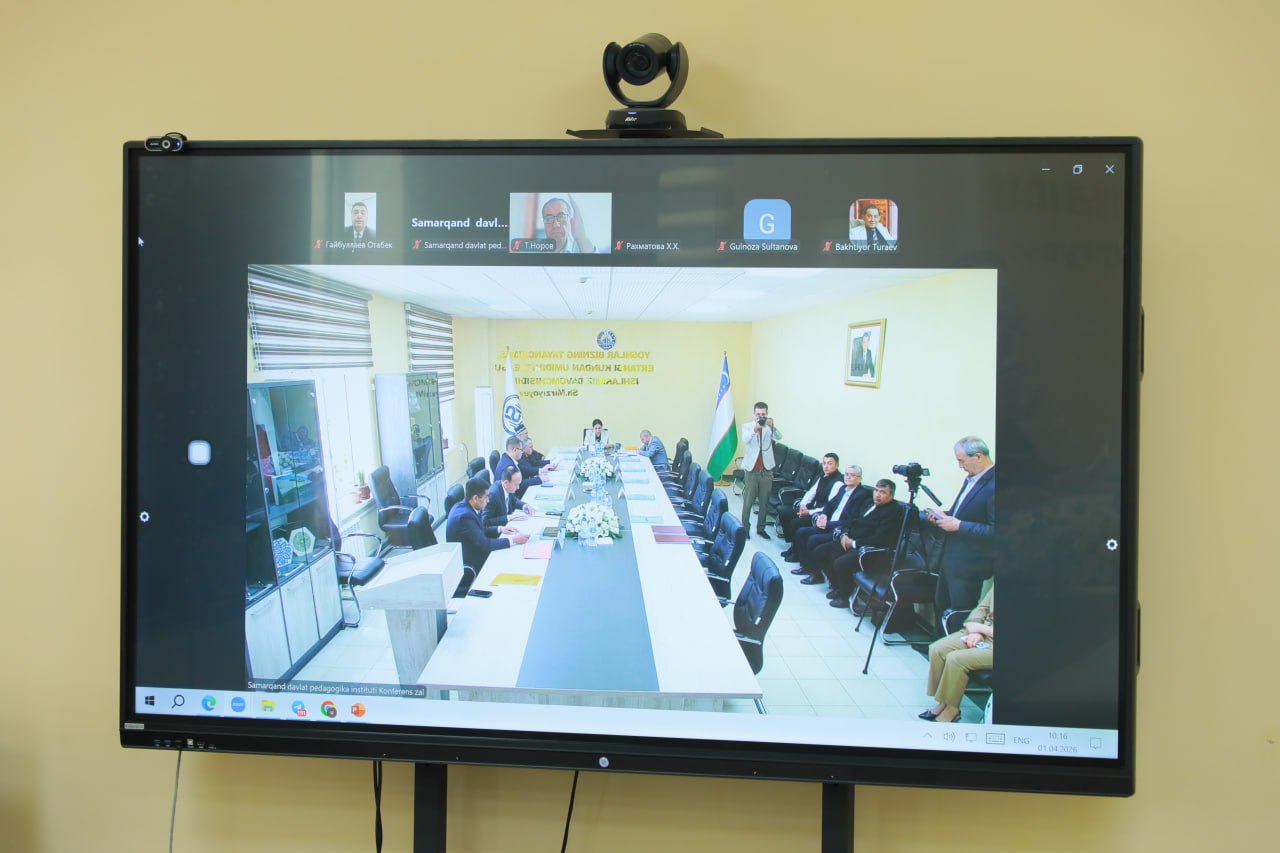 Bugun Samarqand davlat pedagogika instituti huzuridagi ilmiy darajalar beruvchi DSc.01/2025.27.12.F.10.02 raqamli Ilmiy kengashning navbatdagi yig‘ilishi bo‘lib o‘tdi.