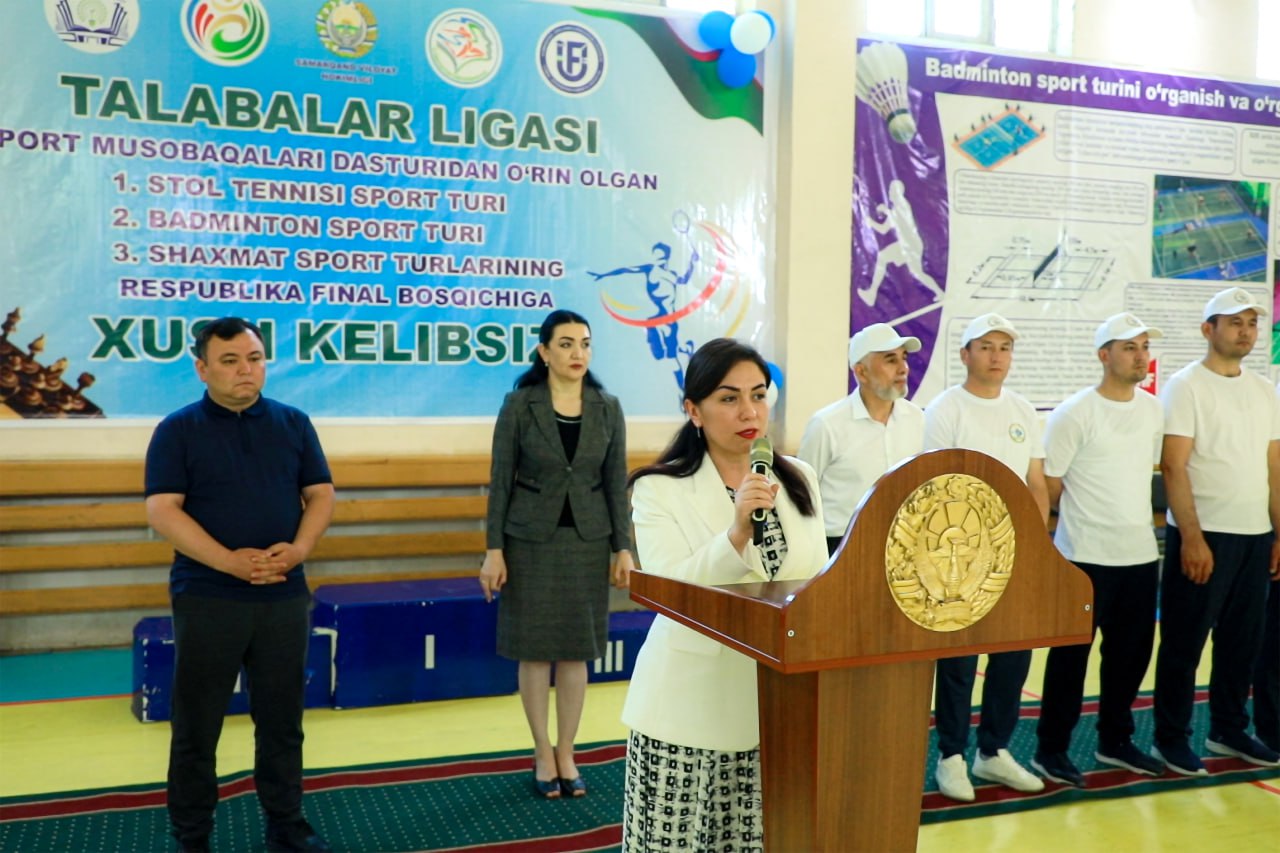 Samarqand shahrida oliy ta’lim muassasalari talabalari o‘rtasida “Talabalar ligasi” sport musobaqalarining respublika final bosqichi yakunlandi