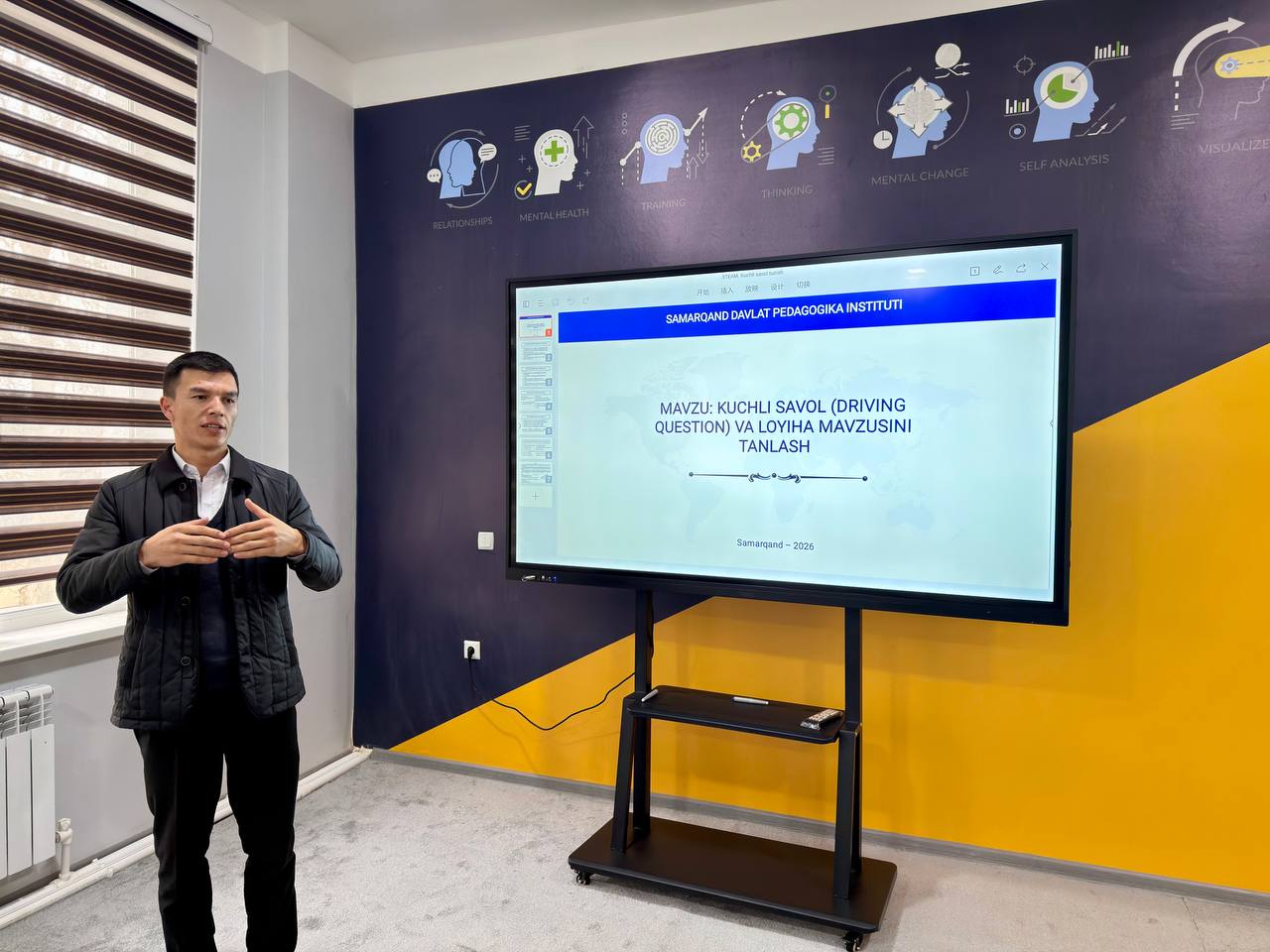 Samarqand davlat pedagogika instituti STEAM laboratoriyasida navbatdagi seminar-trening o‘tkazildi.