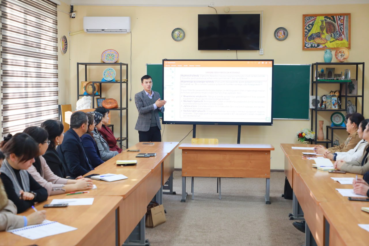 Samarqand davlat pedagogika instituti STEAM laboratoriyasida navbatdagi seminar-trening o‘tkazildi