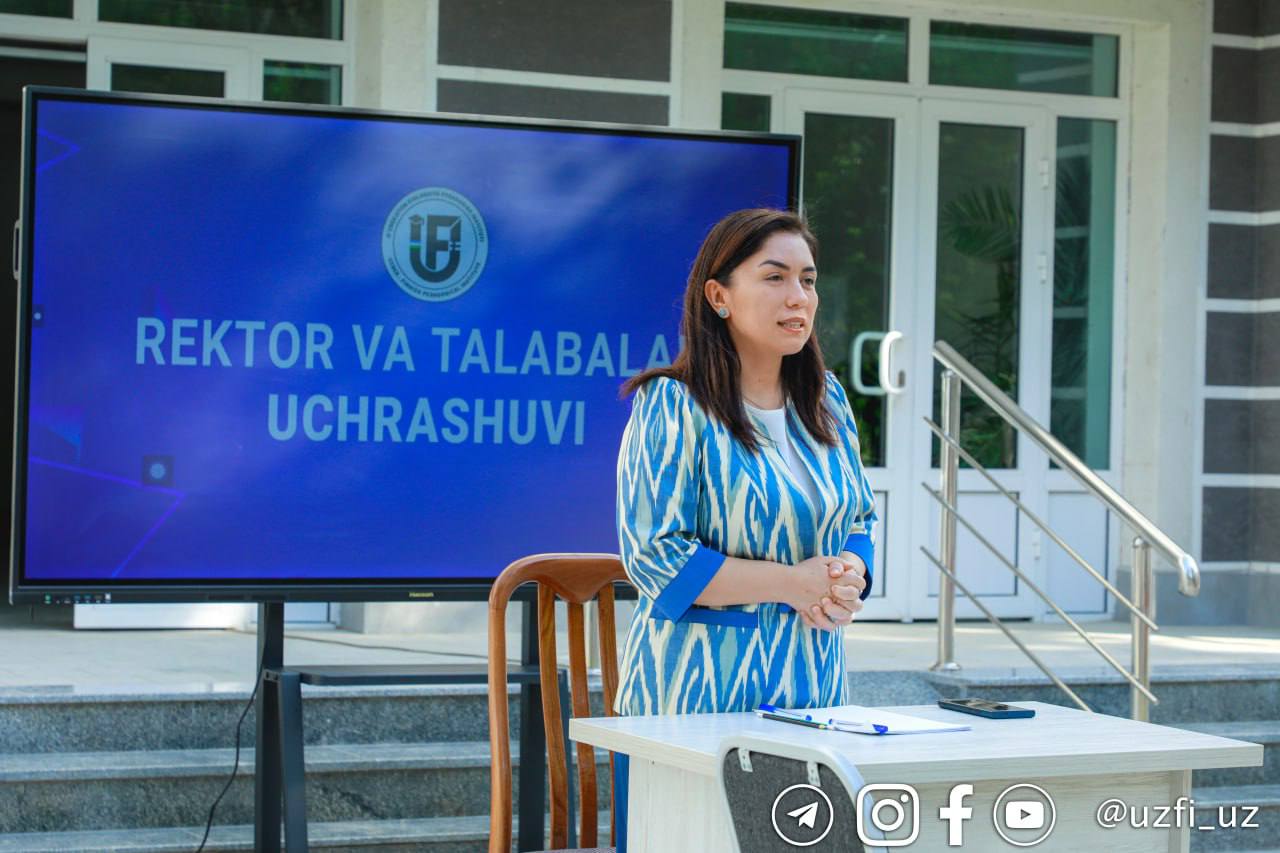 Rektor va talabalar uchrashuvi bo‘lib o‘tdi