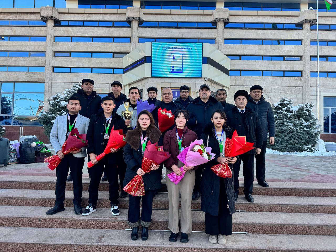 XALQARO FAN OLIMPIADASI SOVRINDORLARI TANTANALI KUTIB OLINDI