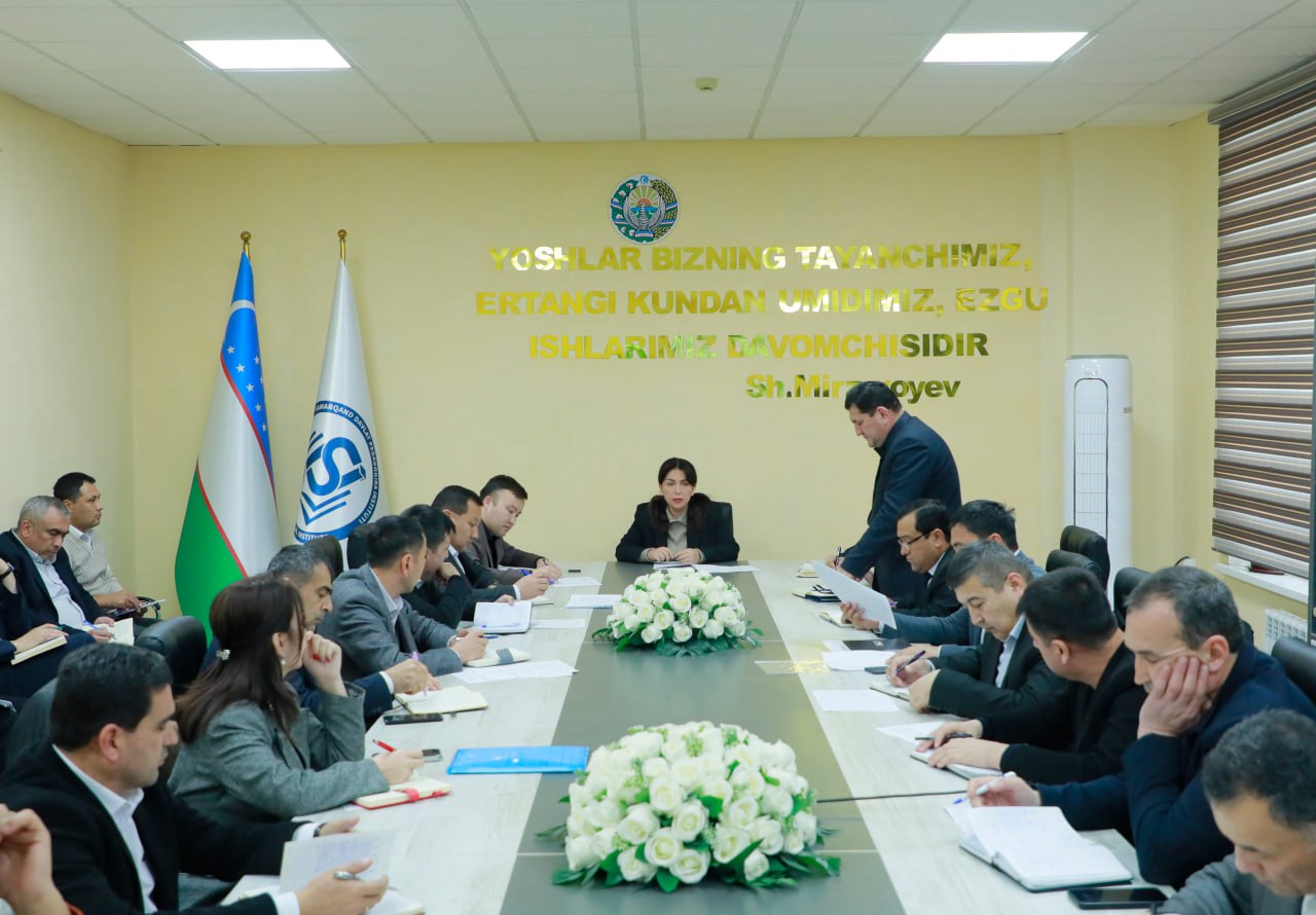 Bugun, 11-mart kuni Samarqand davlat pedagogika institutida institut rektori, professor Shahzoda Negmatova rahbarligida navbatdagi ishchi apparat yig‘ilishi bo‘lib o‘tdi.