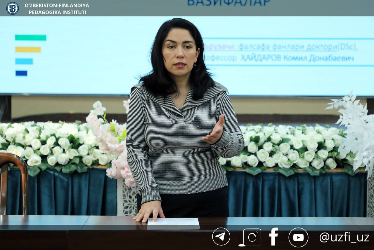Oʻzbekiston-Finlandiya pedagogika instituti rahbariyati vakillari uchun oʻquv-amaliy seminari oʻtkazilmoqda