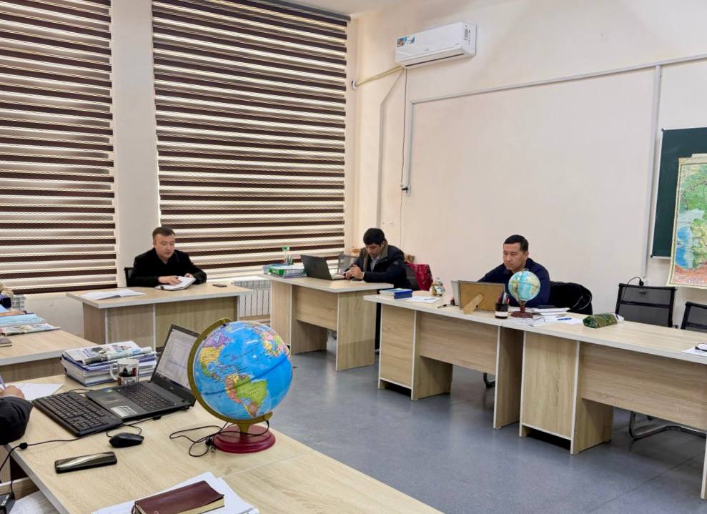 Tabiiy fanlar fakultetida ishchi uchrashuv bo‘lib o‘tdi