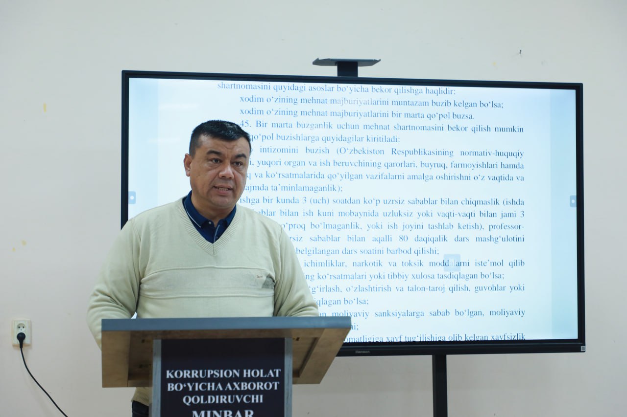 O‘quv-seminar tashkil etildi