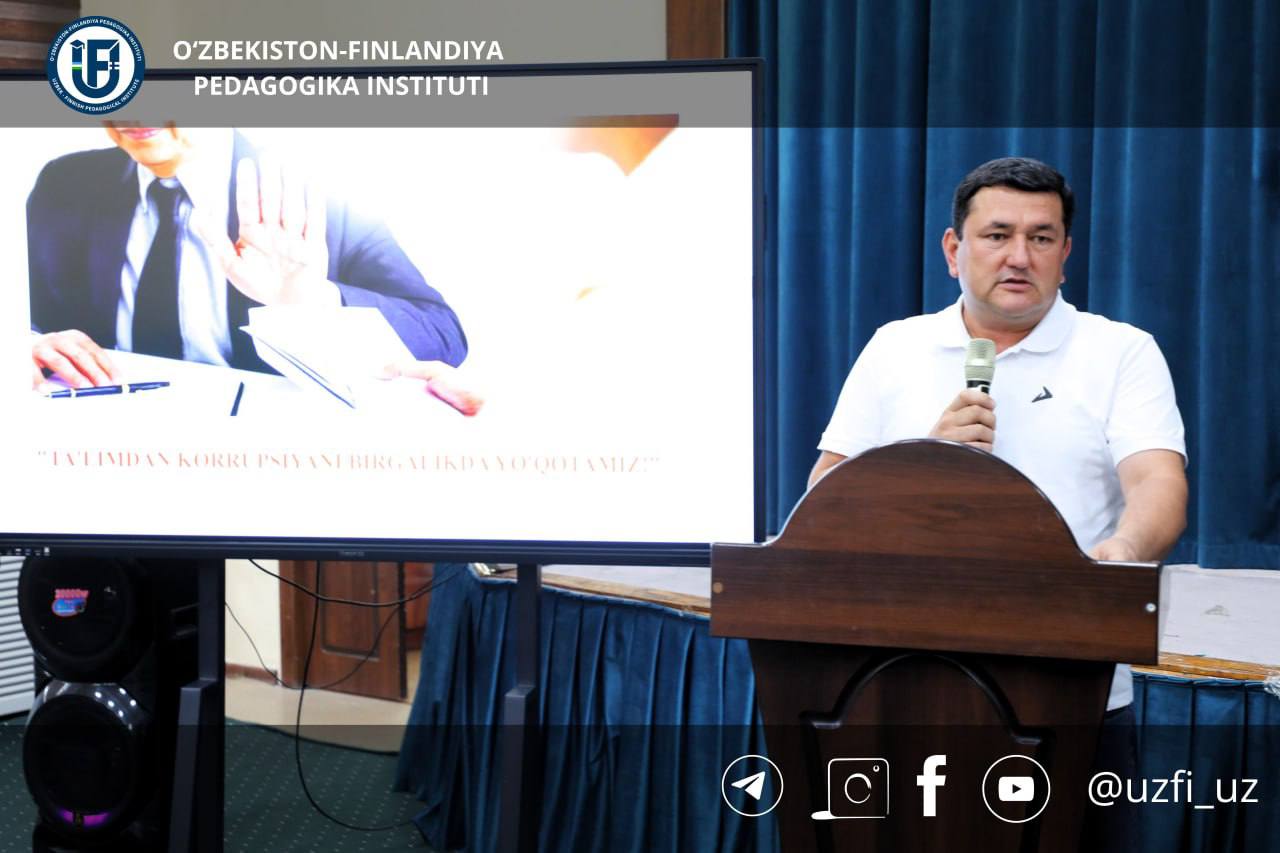 Korrupsiyaga qarshi birgalikda kurashamiz!