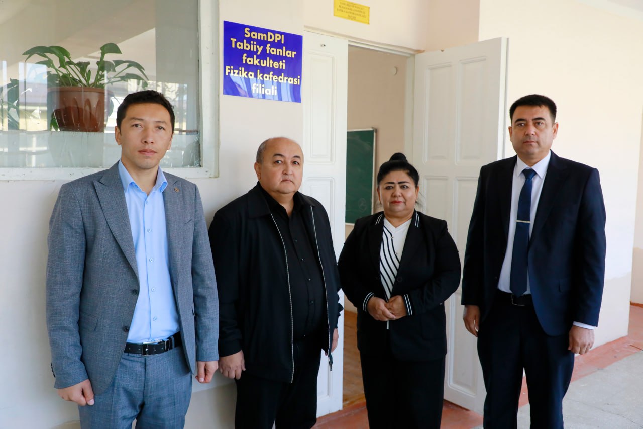 Maktabda fizika kafedrasi filiali ochildi