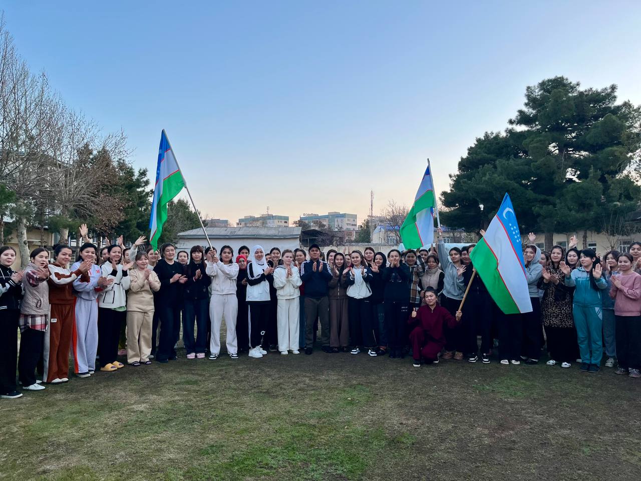 SamDPIda tonggi badantarbiya mashg‘ulotlari tashkil etildi