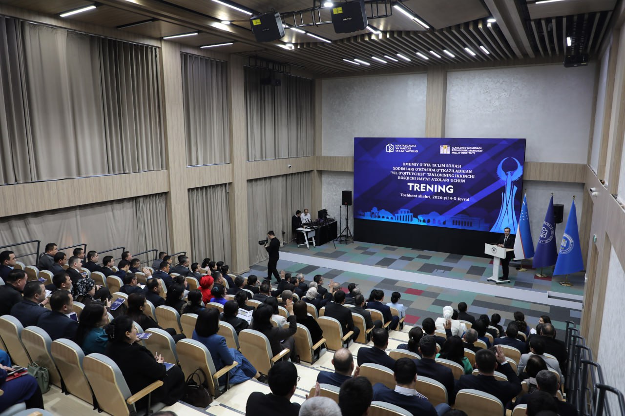 Maktabgacha va maktab ta’limi vazirligi tashabbusi bilan umumiy o‘rta ta’lim sohasi xodimlari o‘rtasida o‘tkaziladigan “Yil o‘qituvchisi” tanlovining ikkinchi bosqichi hay’at a’zolari uchun seminar-trening tashkil etildi.