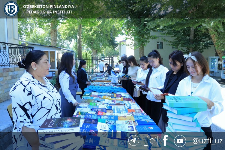 Talabalar, professor-o'qituvchilar, institut xodimlari uchun kitoblar ko'rgazmasi tashkil etildi