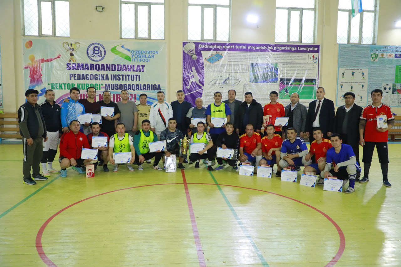 Samarqand davlat pedagogika institutida 14-yanvar — Vatan himoyachilari kuni munosabati bilan sportning mini futbol turi bo‘yicha “Rektor kubogi” musobaqasi bo‘lib o‘tdi.