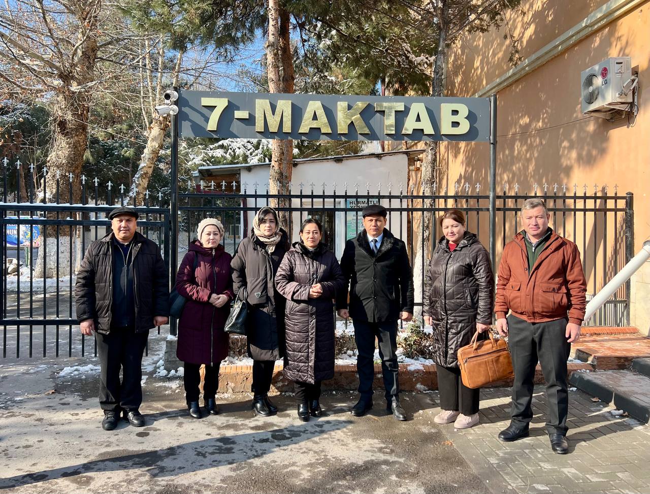 Samarqand shahridagi 7-umum ta’lim maktabida o‘zbek tili va adabiyoti kafedrasi filiali tashkil etildi.