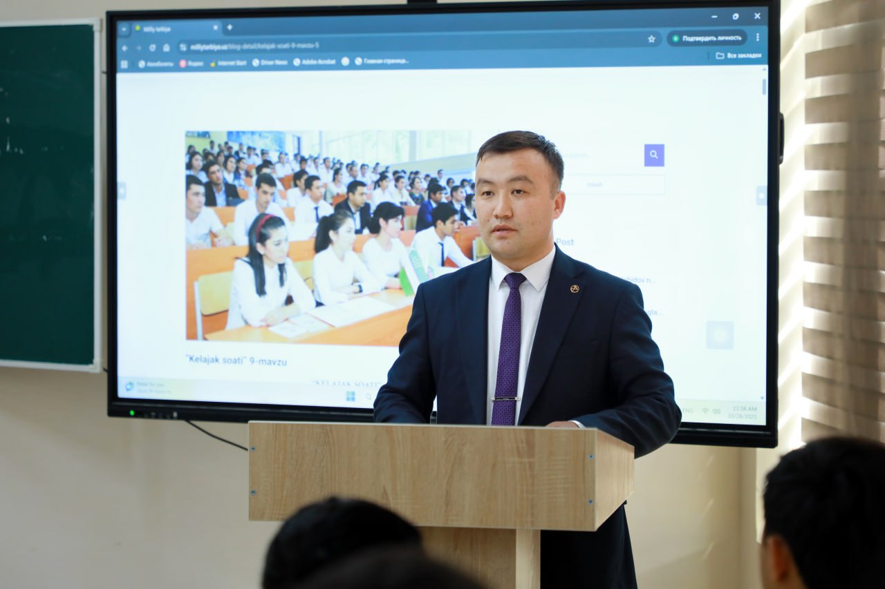 SamDPIda “Kelajak soati” rukni ostida “Ma’rifat darslari” o‘tkazilmoqda