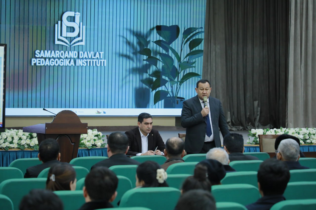 Magistrantlar bilan grant taqsimoti va stajirovka tartibi bo‘yicha uchrashuv o‘tkazildi.