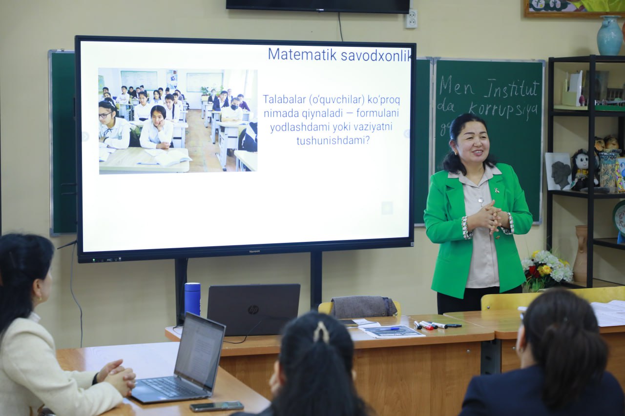 STEAM laboratoriyasida navbatdagi seminar-trening o‘tkazildi.