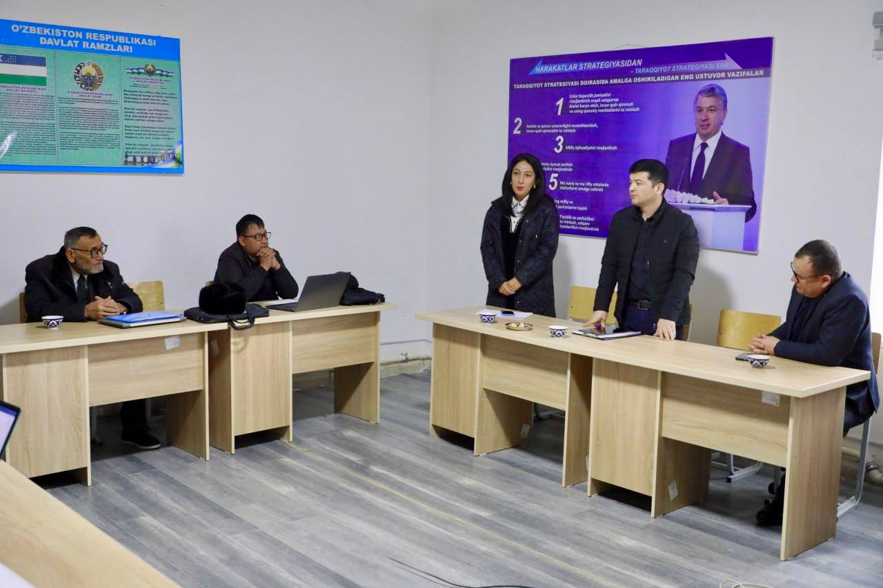 Ish jadvaliga rioya etilishi bo‘yicha tekshiruv o‘tkazildi