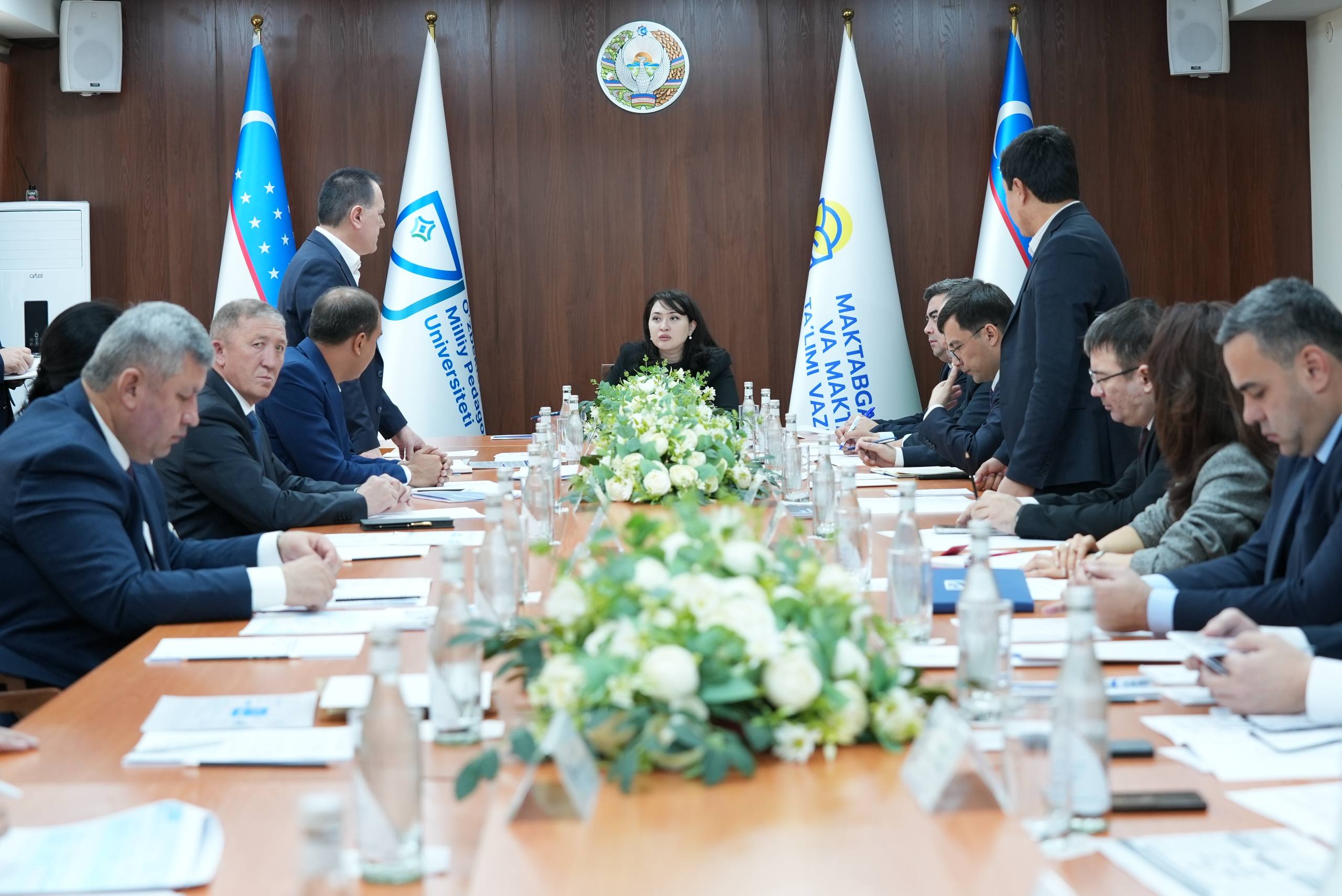 Nizomiy nomidagi O‘zbekiston milliy pedagogika universiteti rektori Hilola Umarova boshchiligida pedagogika oliy ta’lim tashkilotlarida transformatsiya jarayonlari tahlili bo’yicha yig’ilish bo’lib o’tdi.