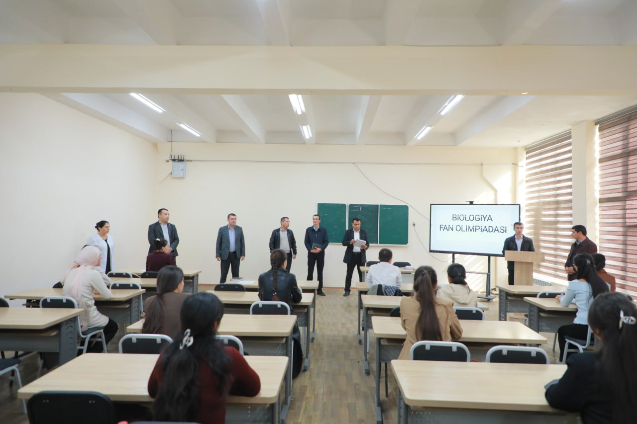 Samarqand davlat pedagogika instituti tabiiy fanlar fakulteti talabalari o‘rtasida biologiya fan olimpiadasining institut bosqichi o‘tkazildi.