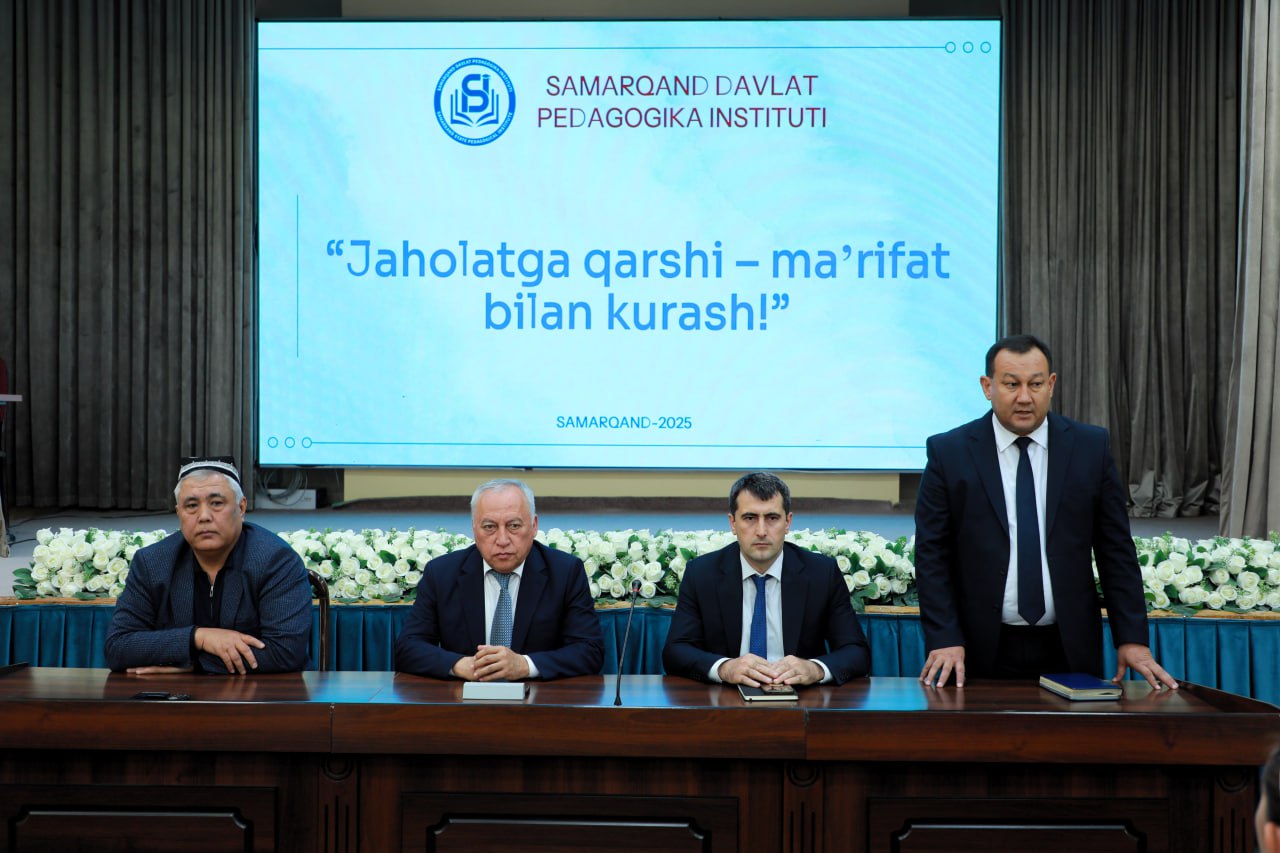 Samarqand davlat pedagogika institutida “Jaholatga qarshi – ma’rifat bilan kurash” mavzusida ma’rifiy tadbir o‘tkazildi
