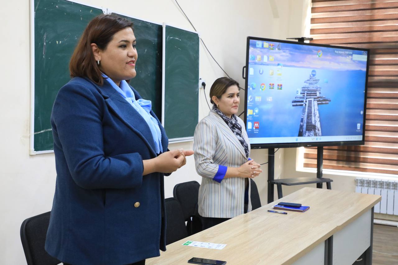 “Raqamli zo‘ravonlikka barham berish uchun birlashaylik” haftaligi doirasida tabiiy fanlar fakulteti talaba-qizlari uchun ma’rifiy uchrashuv o‘tkazildi.