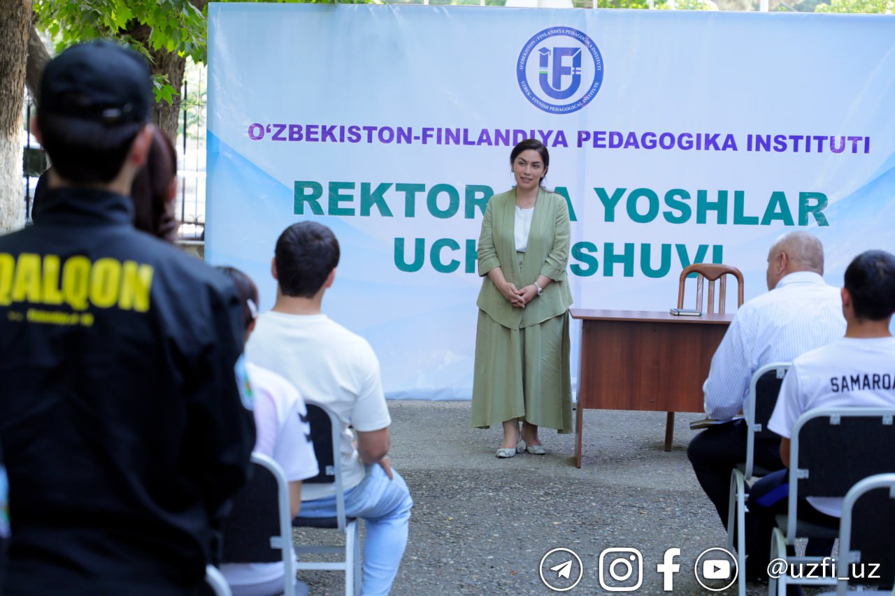Rektor va yoshlar uchrashuvi o'tkazildi