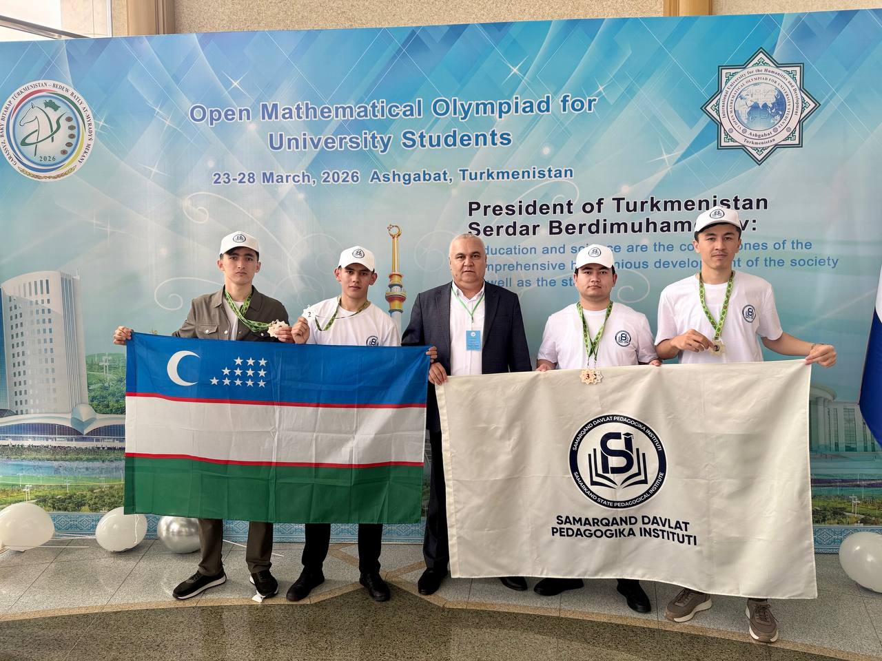 OMOUS–2026: студенты Самаркандского государственного педагогического института завоевали серебряные и бронзовые медали!
