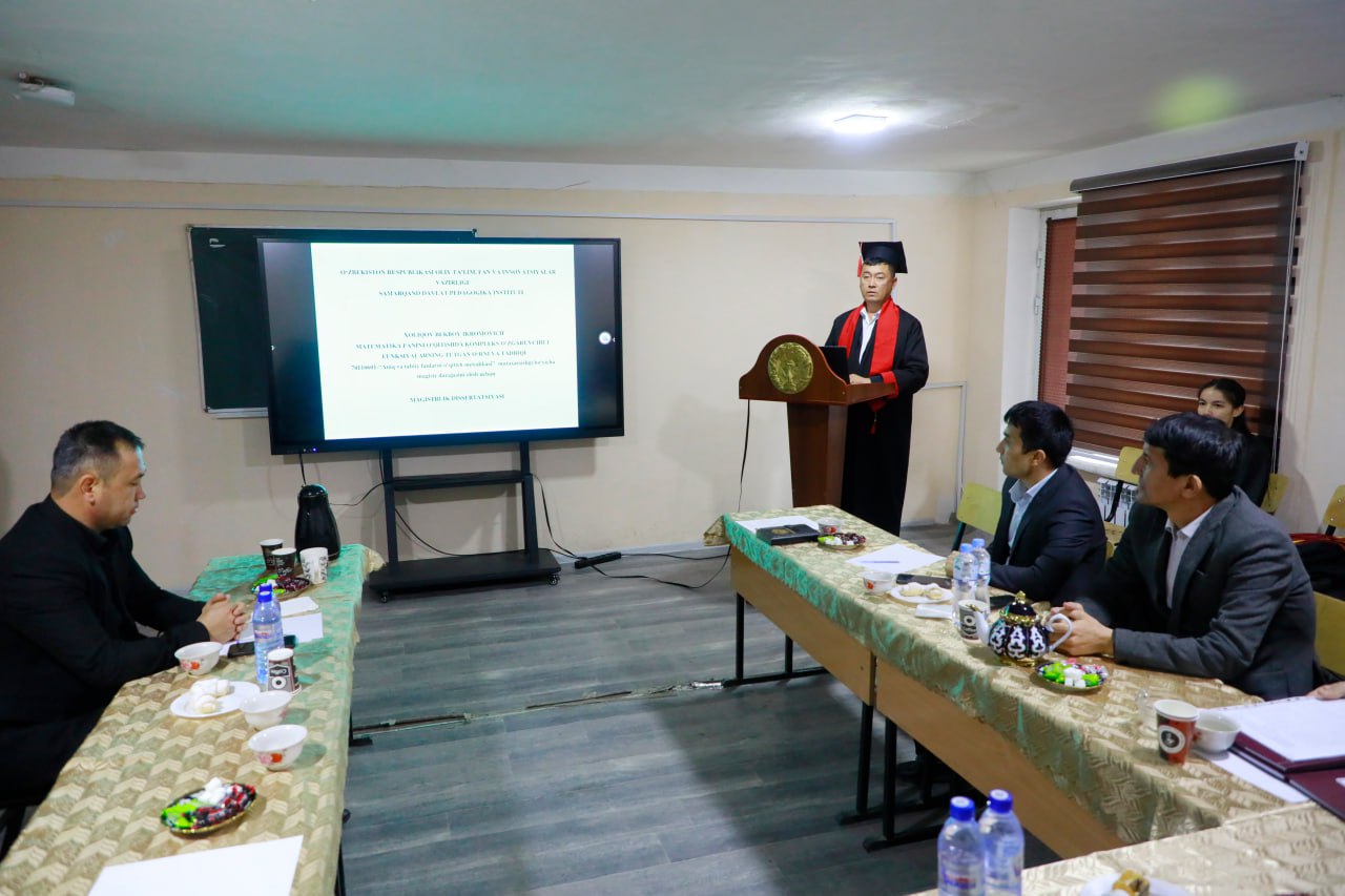 Samarqand davlat pedagogika institutida bitiruvchi bosqich talabalarining bitiruv malakaviy ishlari hamda magistrantlarning magistrlik dissertatsiyalari himoyasi bo‘lib o‘tmoqda