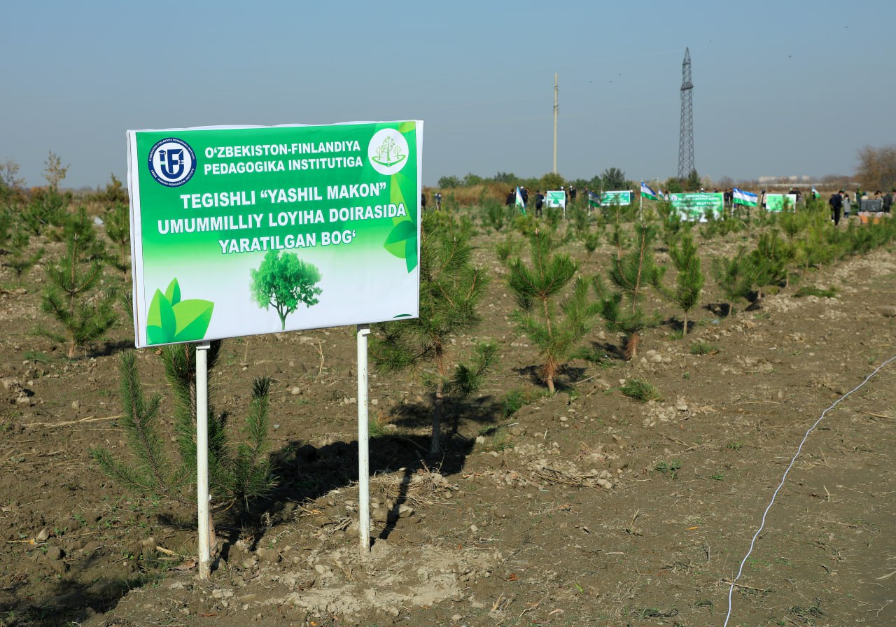 “Yashil makon” umummilliy loyihasining kuzgi mavsumiga start berildi