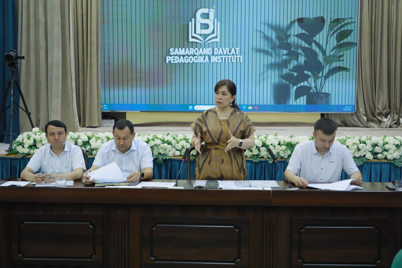 Shahzoda Negmatova pedagogika fakulteti professor-o‘qituvchilari bilan uchrashuv o‘tkazdi