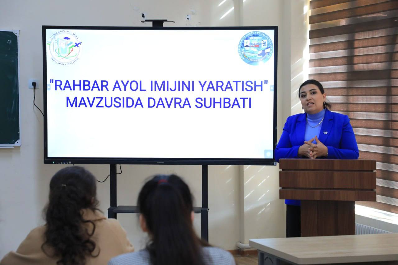 "Rahbar ayol imijini yaratish" mavzusida davra suhbati bo'lib o'tdi