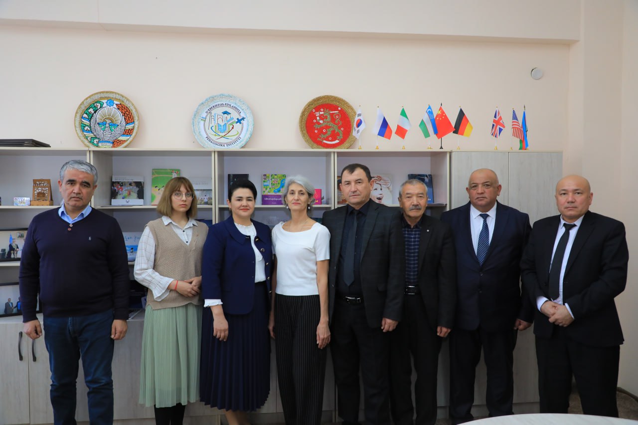 Bugun O‘zbekiston-Finlandiya pedagogika institutida Qozog'iston Respublikasining Pavlodar pedagogika universiteti professori Lichman Yelena Yuryevna bilan uchrashuv boʻlib oʻtdi