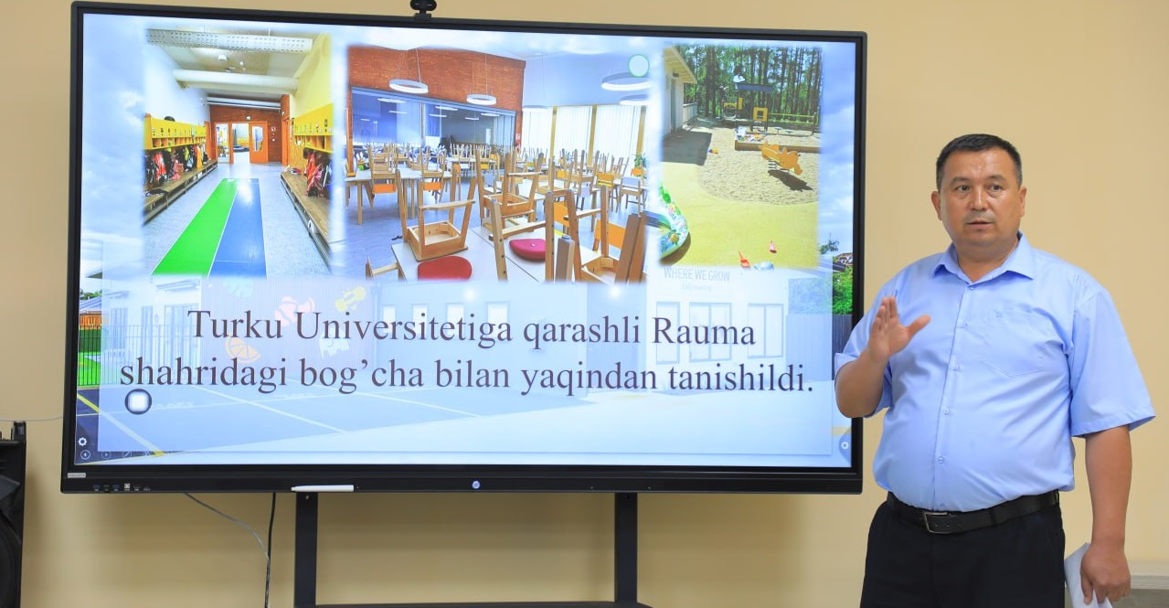 Finlandiyaning Turku universiteti bilan hamkorlikda tashkil etilayotgan xalqaro ta’lim dasturining oʻquv rejalari muhokama qilindi