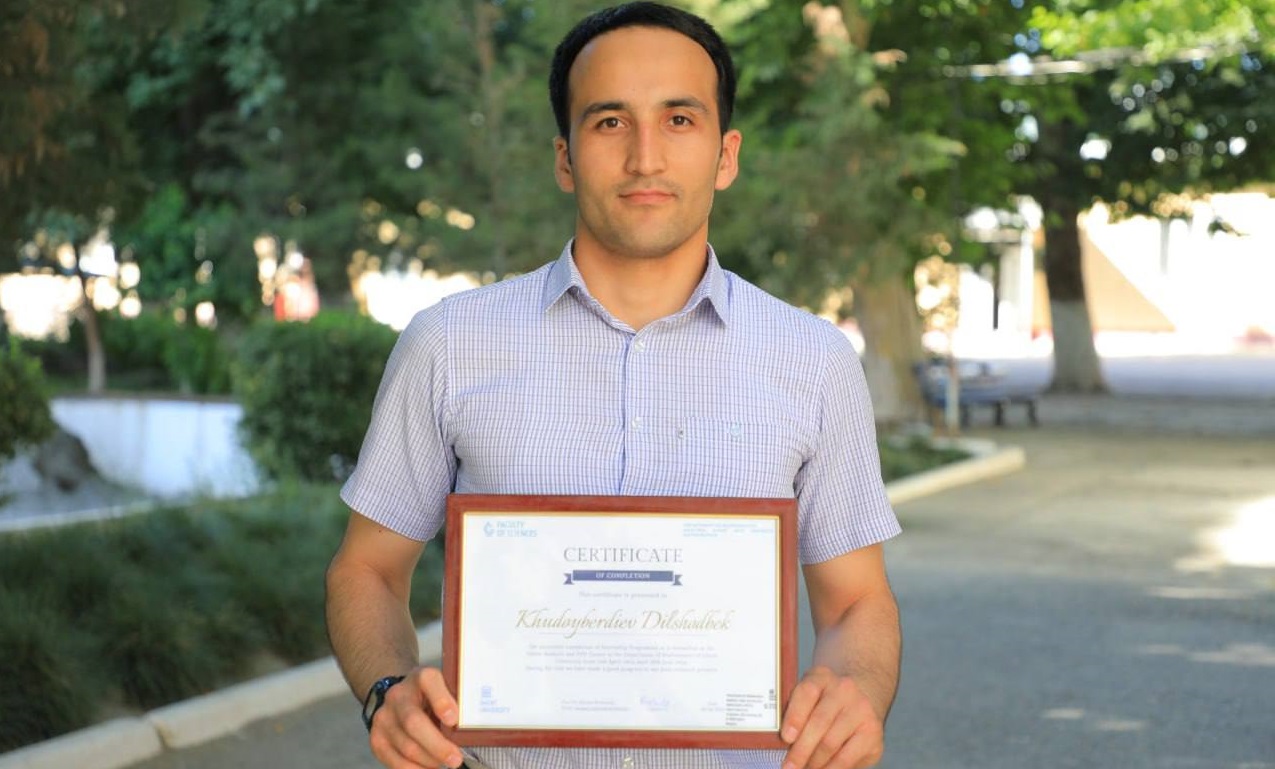 Dilshodbek Xudoyberdiyev Belgiyaning Gent universitetida ilmiy stajirovka oʻtab keldi