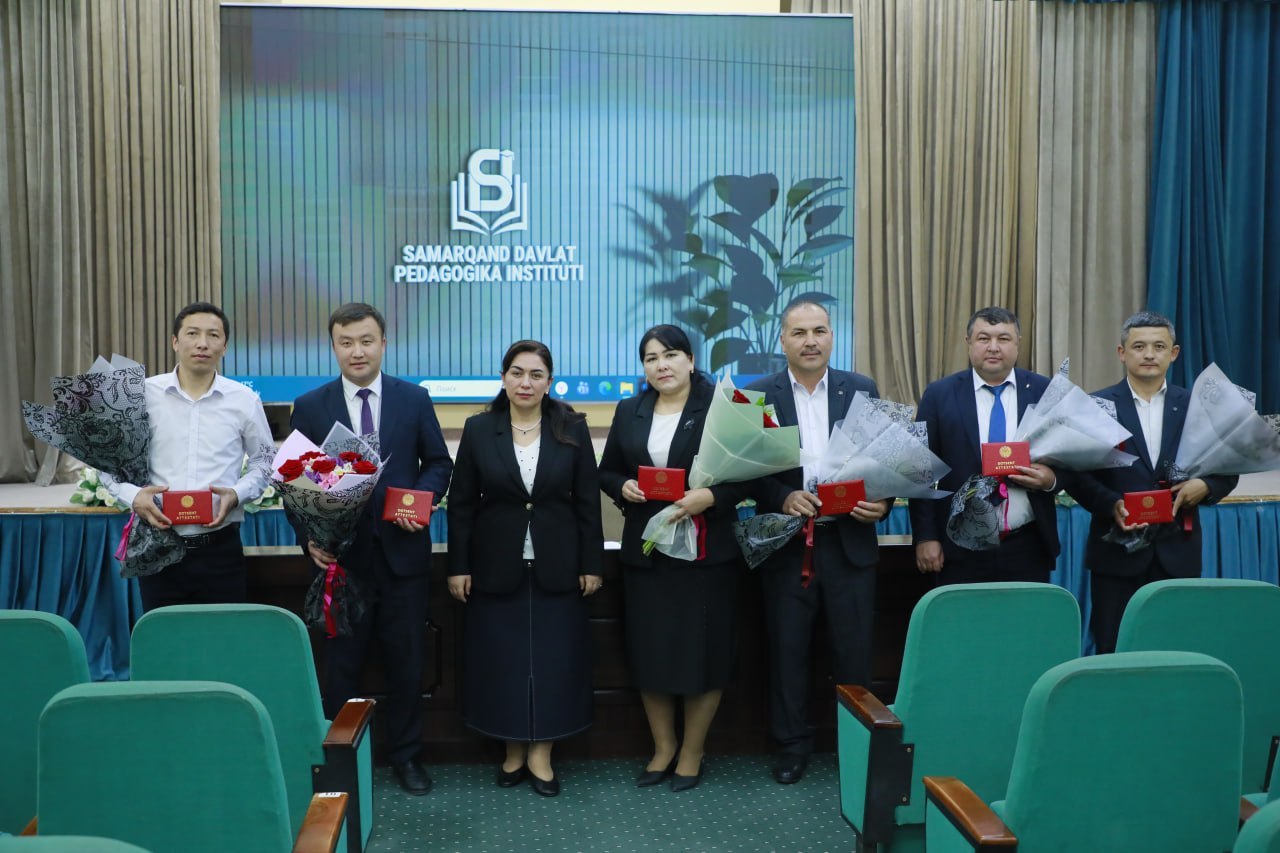 Shahzoda Negmatova ilmiy unvon va darajaga ega bo‘lgan professor-o‘qituvchilarni tabrikladi!