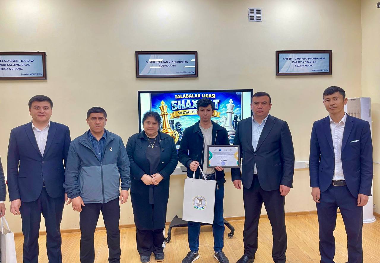 Shaxmat bo‘yicha “Talabalar ligasi”: SamDPI talabalari g‘oliblar safida