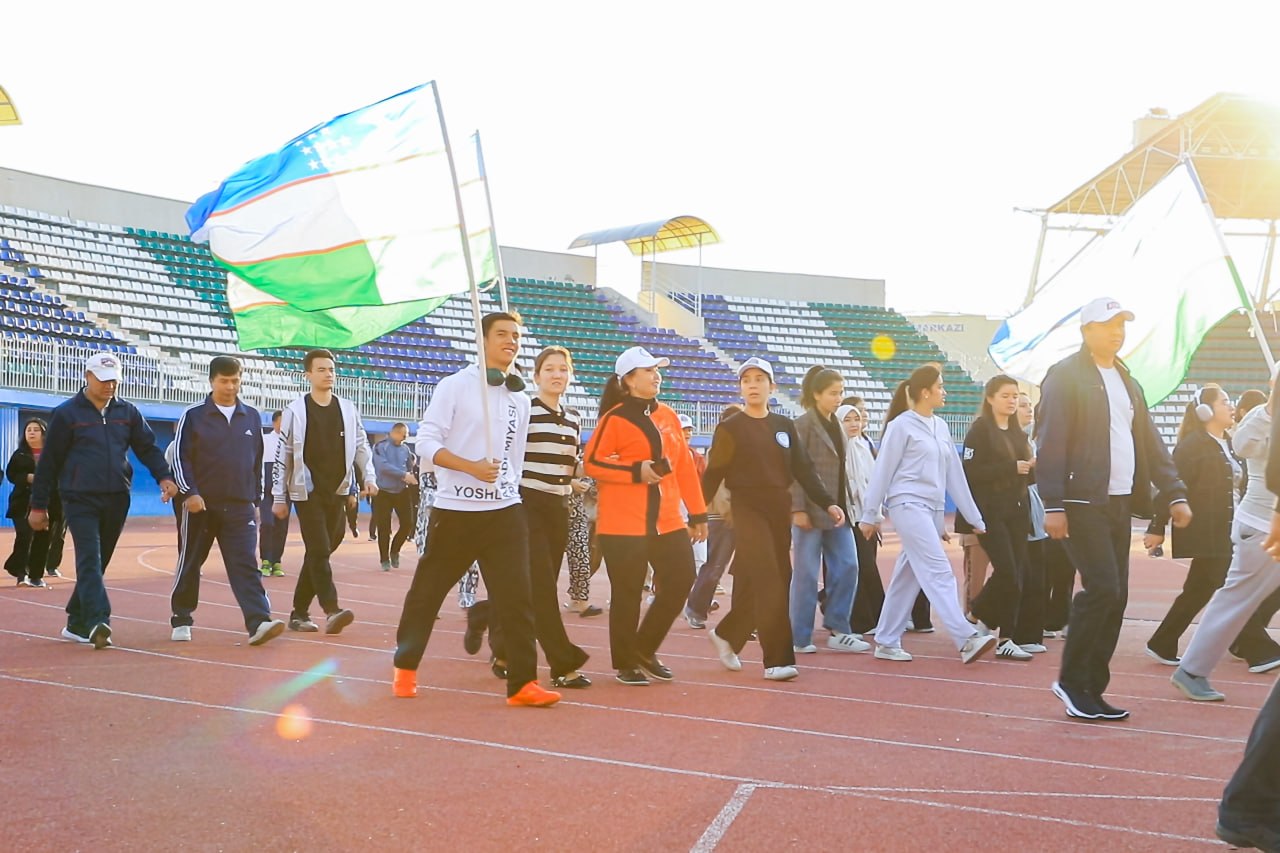 SamDPIda “Sog‘lom hayot uchun besh ming qadam” marafoni tashkil etildi