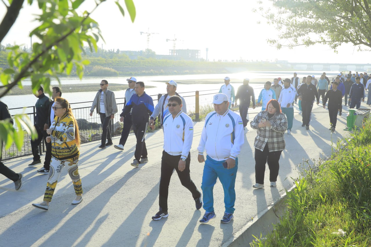At Samarkand State Pedagogical Institute, the “5000 Steps for a Healthy Life” campaign is continuing.