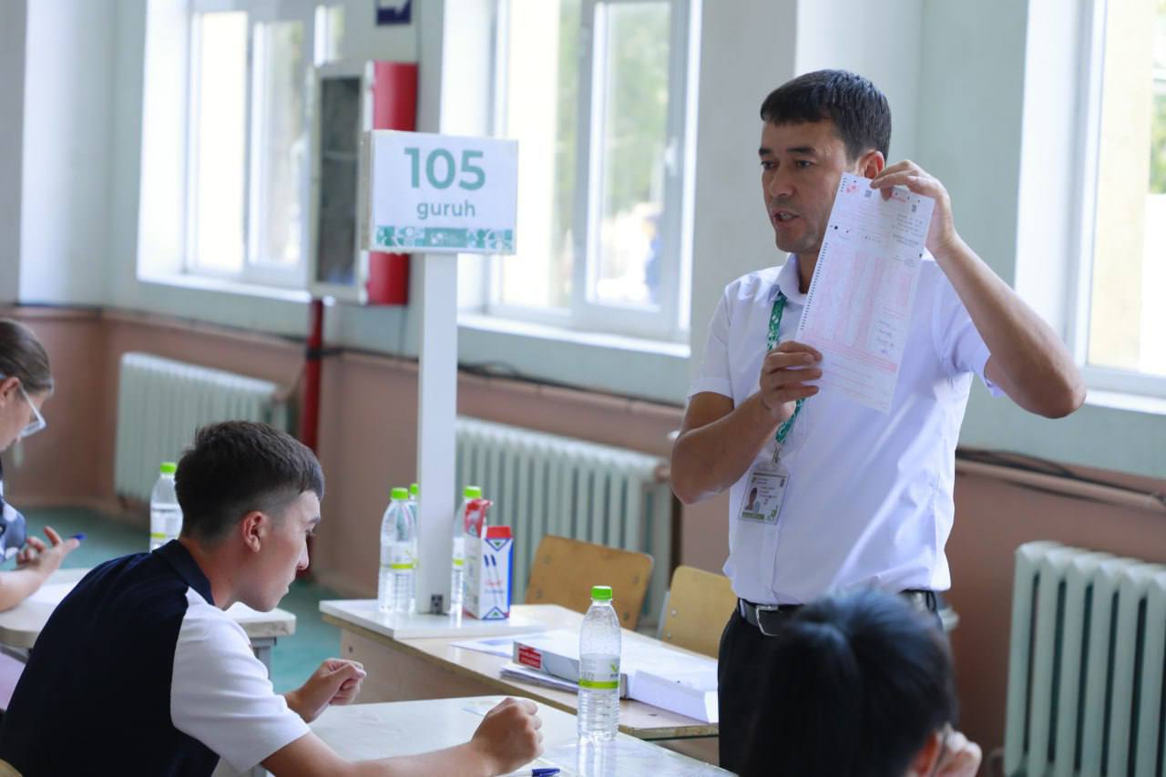 Oliy ta’lim muassasalariga kirish test sinovlari davom etmoqda!